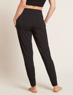 PRODUCT DETAILS THE DOWNTIME LOUNGE PANT – DRAPED FIT WITH A TAPERED LEG Stretchy, stylish and sustainable, our Downtime Lounge Pants are your new weekend companion and will take you from your couch to your favorite cafe in comfort. With their wide waistband, premium Storm color and heavyweight feel, these women's lounge pants exude luxury. In a gently-snug, draped fit, these gorgeous pants feature a tapered leg with comfortable, fitted ankle cuffs and pleating below the waistband. No plans for Athleisure Pants With Comfort Stretch, Athleisure Pants With Side Pockets Made Of Elastane, Athleisure Pants With Side Pockets, Elastane, Athleisure Elastane Pants With Side Pockets, Athleisure Bottoms With Comfort Stretch, Comfort Stretch Ankle-length Yoga Bottoms, Athleisure Pants With Elastic Cuffs, Yoga Joggers With Elastic Waistband, Athleisure Ankle-length Pants With Elastic Side Panels