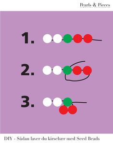 the numbers 1, 2, 3 and 5 are shown in this poster with cherries