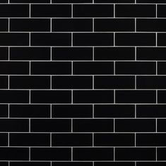 a black brick wall with white lines on it