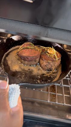 Omaha Steaks Executive Chef Rose sear-roasting a filet mignon. How To Cook A Steak On The Stove, How To Cook A Filet Mignon Stove, How To Make Filet Mignon On Stove, How To Cook The Perfect Filet Mignon, Steak Cooking Guide, Oven Roasted Steak, Pan Fried Filet Mignon Steaks, Perfect Filet Mignon Cast Iron, Steak Cooking Chart