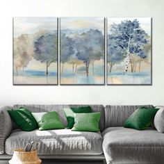 Tree-Lined Reflection Wall Art is a beautiful addition to any decor style. Bring this stunning canvas print into your home to easily refresh your walls and elevate your decor. Tree Line, Watercolor Artwork, Decor Styles, Elephant, Bring It On, Canvas Prints, Wall Art, Wall, Canvas