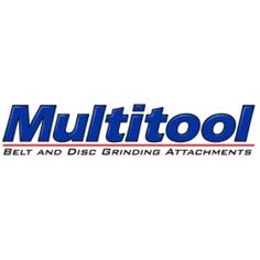 the logo for multitool belt and disc grinding attachments, which is designed to be