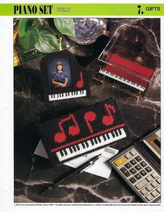 the cover of pimost magazine with an image of a piano and other items