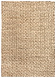 a beige rug with small squares on it