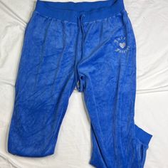 Juicy Couture X Forever 21 Pants Womens Blue Sweatpants Lounge Ladies 2x A031024 High Waist Blue Sweatpants For Loungewear, Blue Relaxed Fit Bottoms For Lounging, Blue Stretch Sweatpants For Loungewear, Trendy Stretch Blue Sweatpants, Blue High Waist Trendy Sweatpants, Trendy Wide Leg Blue Sweatpants, Trendy Blue Wide Leg Sweatpants, Trendy Blue Straight Leg Sweatpants, Blue Fitted Bottoms For Lounging