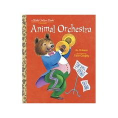 an animal orchestra book is shown