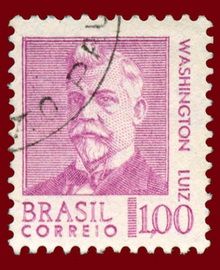 a stamp with an image of a man on it