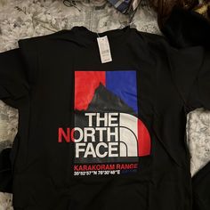 I Didn’t Check It Carefully And Just Incase That U Don’t Make The Same Mistake As Me, Yes The Big Picture Is In The Front And The North Face Logo Is In The Back The North Face Sporty Crew Neck Top, Sporty Crew Neck Top By The North Face, The North Face Black Casual T-shirt, Black Casual T-shirt By The North Face, Casual Black The North Face T-shirt, Casual Black T-shirt By The North Face, The North Face Black Crew Neck T-shirt, Black The North Face Crew Neck T-shirt, Black Crew Neck T-shirt By The North Face