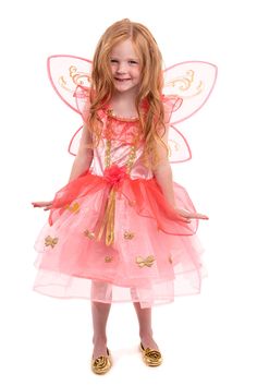 Your little one will be ready to flit, flutter, perform magic, and dazzle everyone in their new Butterfly Fairy dress up. Stretch velvet pink bodice decorated with gold trim Tea length china silk skirt with organza overskirt Embellished with golden butterflies and roses Breathable, Silky Soft, 100% Polyester Fabrics Accessories Sold Separately Butterflies And Roses, Girls Mermaid Costume, Butterfly Wings Costume, Rave Dress, Butterfly Costume, Velvet Pink, Fancy Costumes, Fabric Butterfly, Princess Dress Up