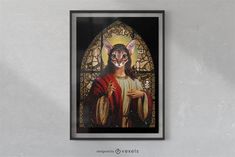 Cat Jesus poster design Cat Advertisement, Jesus Poster, Poster Advertisement, Medical Background, Paris Poster, Dog Yoga, Dog Camping