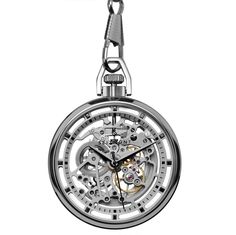 Buy Seizmont - Agito | Silver-Tone Stainless Steel Skeleton Pocket Watch for only $189. Shop at Trendhim and get 365 day free returns. We take pride in providing an excellent experience. Skeleton Pocket Watch, Pocket Watch Chain, Open Face, Waterproof Watch, Watch Chain, Skagen, Mechanical Movement, G Shock, Nixon