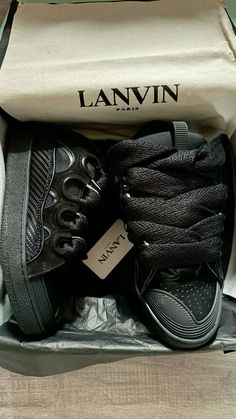 Lanvin Black Sneakers, Lanvin Shoes Outfit, Lavin Shoes, Lanvin Outfit, Strange Fashion