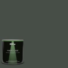 a can of marquee green paint on a green background with the word marquee