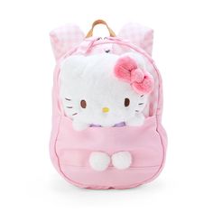 Japan Sanrio - Hello Kitty Kids Backpack with Plush Toy Happy 20th Anniversary, Bday List, Summer Fun For Kids, Hello Kitty Characters, Diy Clothes Design, Kids Vacation, Plush Backpack, Kids Backpack, Plush Toy Dolls