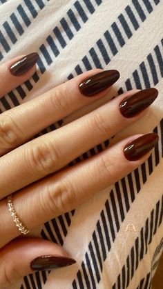 Nail Designs Cute, Nails For Fall, Brown Nail, Cute Nails For Fall, Cherry Nails, Beauty Inspo, Nails Desing, Brown Nails