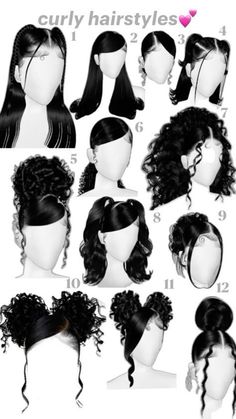 Quick Curly Hairstyles, Hairstyle Examples, Cute Hairstyles For School, Mixed Curly Hair, Easy Hairstyles For Thick Hair, Hair Inspiration Long, Curly Hair Tutorial, Quick Natural Hair Styles, Big Curly Hair