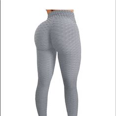 Woman's Black Butt Lifting Textured Yoga Pants, Tummy Control Leggings, Size S,M, L $23 Size: Various Boutique, Woman's Black Textured Yoga Pants, Butt Lifting, Tummy Control, Fashion Leggings Various Sizes Sports Quick-Drying Fitness Leisure Yoga Hip-Lifting Bubble Pants Women's Sports Pants Butt Lifting & Sculpting Textured Stretch Pants Stretch/Stretchy Comfy Leisure Leggings Casual To Work Out Scrunch Butt Seam(Helps Enhance Size) Category Women Pants & Jumpsuits Leggings Style Tags Stretch High Waist Gray Yoga Pants, Grey Yoga Pants Outfit, Grey Yoga Pants, Cut Leggings, Leggings Style, Yoga Tights, Holiday Leggings, Brown Leggings, Sports Pants Women