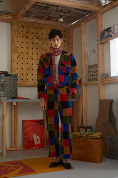 Bode Fall/Winter 2019 NYFW Collection Lookbook new york fashion week mens runway show Mens Runway, Patchwork Pants, Outfits Hombre, Handsome Guys, Fashion Sites, Safari Jacket, Heron Preston, Menswear Fashion