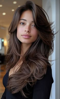 Layers Vs No Layers Hair, Middle Eastern Hair, Global Hair Color For Indian Skin Tone, New Hair Look, Formal Hairstyles For Long Hair, Haircuts For Wavy Hair