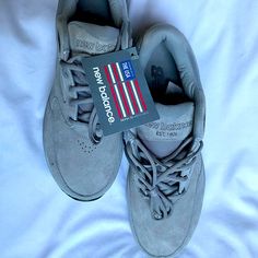 New Balance Mens Sneakers Est. 1906 For Over 75 Years, Assembled In The Usa. Lace~Up Size Us 11.5, Uk 11, Eu 45.5 Non Marking Ndurance Walking Strike Path New With Tag No Box 4emw928v2 Color: Gray ~~~~ Free Shipping Mens New Balance 574, Mickey Mouse Shoes, New Balance 515, New Balance Mens, Usa Shoes, Athleisure Shoes, Shoes New Balance, Training Sneakers, New Balance Men