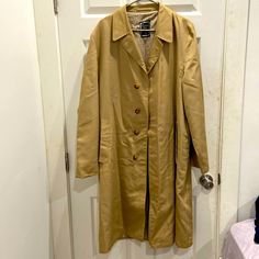 Never Worn In Perfect Condition Size 42l Excellent Material- Well Lined Over Coat, Beige Trench Coat, Trench Coats, Christian Dior, Trench Coat, Dior, Jackets & Coats, Jackets For Women, Women Shopping