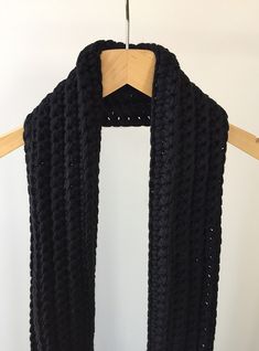 Hand knitted long men scarf, Black scarf Black Scarves For Cold Weather, One Size, Black Winter Scarves For Cold Weather, Warm Black Scarves For Fall, Warm Black Scarves For Cold Weather, Warm Black Scarf For Fall, Black Knitted Scarves For Winter, Black Knitted Scarf For Winter, Black Knitted Winter Scarf, Black Winter Scarves