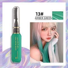 4.62119E+13 Coloured Mascara, Washable Hair Color, Hair Mascara, Colored Mascara, Temporary Hair Dye, Diy Hair Color, Hair Dyes, Fiber Lash Mascara, Hair Chalk