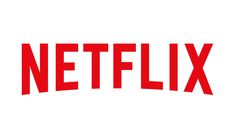 the netflix logo is shown in red on a white background, which appears to be part of a series of television shows