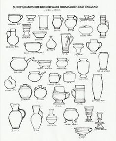 an image of vases from south - east england