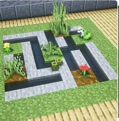 Minecraft Modern Garden Ideas, Flower Path Minecraft, Minecraft Interior Design Fairy, Mincraft Idea Outdoor, Minecraft Room Ideas In Game Aesthetic, Minecraft House Floorplan, Minecraft Corridor Design, Minecraft Leaf Archway, Cute Minecraft Fence Ideas