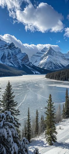 the snow covered mountains are in the distance and there is no image on this page to describe