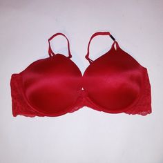 Victoria Secret Bra 38d Red Very Sexy Push Up Lace Trim Underwire New With Tags *Bundle To Save Chavonne11 031923 Victoria's Secret Solid Bra With Padded Cups, Victoria's Secret Solid Color Bra With Padded Cups, Victoria's Secret Bra With Padded Cups, Red Push-up Bra With Padded Cups, Victoria's Secret Red Lined Bra, Red Stretch Bra With Padded Cups, Red Padded Push-up Bra, Red Stretch Push-up Bra, Red Push-up Bra With Medium Support