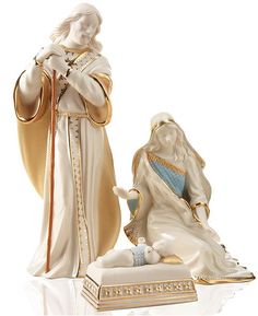 a figurine of jesus and baby jesus