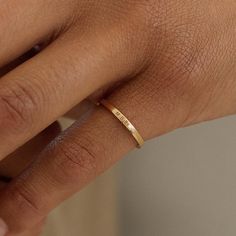 Dainty Stacking Name Ring by Gracepersonalized Custom Engraved Skinny Band Ring Delicate Minimal Personalized Name Ring REBECCA Ring - Etsy Rings Delicate, Mom Ring, Name Ring, Engraved Ring, Name Rings, Simple Gifts, Delicate Rings, Rings Simple, Engraved Rings