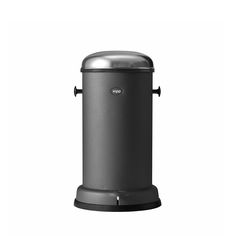 Black Vipp 4-Gallon Pedal Bin Hudson Grace, The Museum Of Modern Art, Waste Bin, Trash Bins, Garbage Can, Architecture And Design, Cleaning Organizing, Design Collection, Black Stainless Steel