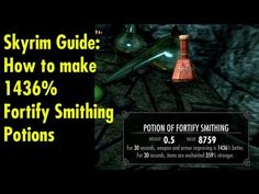 an image of a video game showing how to make forty smithing poions