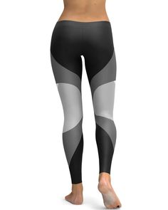 Be Bright, Be Happy, Be You in the new Gearbunch Colorblock range. Our designer has created this bold design of white, grey and black, showing grey is not dull and boring! The perfect legging for all kinds of workouts, lounging on the couch and everything in between. Gray High Stretch Sporty Leggings, Gray Compression Sportswear Leggings, High Stretch Gray Sporty Leggings, Sporty Gray Leggings For Training, Sporty High Stretch Gray Leggings, Sporty Gray Training Leggings, Gray Compression Yoga Pants, Black Activewear With Contrast Color For Training, Sporty Gray Tights For Training