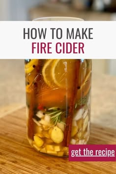 Fire Cider Recipe, Herbal Medicine Recipes, Fire Cider, Cider Recipe, Cold Sores Remedies, How To Make Fire