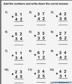 the addition worksheet for adding numbers to twos and threes with pictures on it