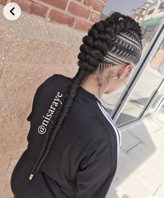 Goddess Braid Ponytail, Braided Mohawk, Twisted Hair, Kid Braid Styles, Mohawk Braid, Feed In Braids Hairstyles, Feed In Braid, Beautiful Braids, Cornrow Hairstyles