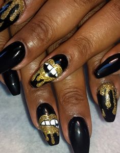 Rock Concert Nails, Punk Rock Nails, Camo Nail Art, Jamaica Nails, Accent Nail Art, Rock Nails, Flame Nail Art, Camo Nails