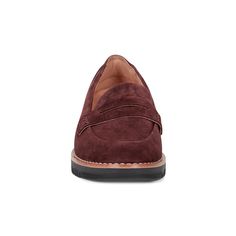 Designed for all day comfort, the Easy Spirit Velia casual loafers are the perfect wardrobe staple. It features a slip-on silhouette, almond shaped toe and sleek design. Plus, it offers eFlex Technology featuring arch support, a padded footbed, & flex grooves. This shoe is orthotic friendly. Almond Shaped, Slip On Loafers, Easy Spirit, Casual Loafers, Perfect Wardrobe, Sandals For Sale, Red Suede, Sandals Summer, Slip On Sneakers