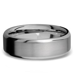 Beveled Men's Wedding Ring in Titanium Titanium Rings With Polished Finish, Classic Silver Titanium Rings, Classic Titanium Ring With Polished Finish, Silver Titanium Ring With Brushed Finish, Titanium Wedding Rings With Polished Finish, Wedding Titanium Rings With Polished Finish, Mens Wedding Rings Titanium, Enchanted Wedding, Titanium Wedding Rings