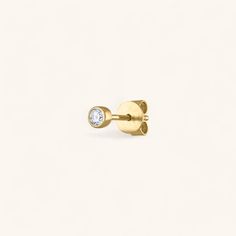 Tiny Diamond Studs in 14K Gold Cartilage Earrings Stud, One Earring, Ear Stack, Infinite Possibilities, Bar Studs, Tiny Diamond, Latest Jewellery, Gold Earring, Heart Studs