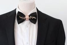 Dapper Tuxedo With Bow Tie For Wedding, Dapper Wedding Tuxedo With Bow Tie, Dapper Black Tuxedo For Wedding, Classic Black Ribbon Bow Tie For Wedding, Black Bow Tie For Groom, Black Suit And Tie Accessories For Wedding, Elegant Bow Tie With Decorative Bow For Groom, Black Bow Tie With Butterfly Knot For Wedding, Wedding Black Bow Tie With Butterfly Knot