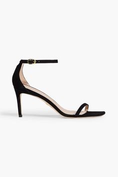 Mid Heel Sandals, Stuart Weitzman Shoes, Suede Sandals, Mid Heel, Shoe Box, Stuart Weitzman, Ankle Strap, Leather Straps, Sandals Heels