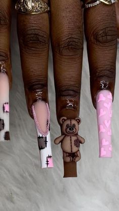 Xl Fall Nails, Back To School Nails Long, Extra Nails Acrylic, Firefly Nails, 20th Birthday Nails, Fall Baddie Nails, Baddie Birthday Nails, Baddies Nails, Bedazzled Nails