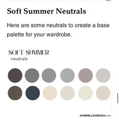 the soft summer neutrals are here to help you decide which shade is best for your wardrobe