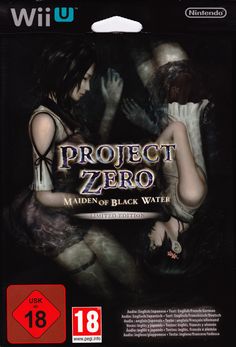 the coverart for project zero madison black water, featuring an image of two women