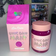 New Users: Use Code Bitterandangry When Making Your New Poshmark Account! New, Sealed, In Box Full Coverage Juicy Is A Bright Fuchsia Shade Items Shipped Quickly!! Unicorn Hair Dye, Hair Color For Women, Unicorn Hair, Hair Coloring, Semi Permanent, Hair Dye, Dyed Hair, Womens Hairstyles, Hair Color